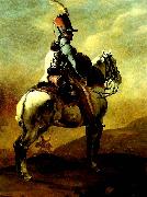 Theodore   Gericault trompette de hussards USA oil painting artist